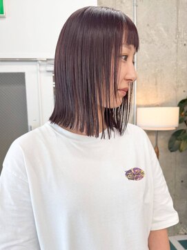 ノエ(noe) ミディアムヘア/デザインカラー/フェイスフレーミング/栄k85