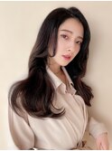 大人上品な中華美女ワンホンヘア×くびれヘア