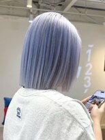 ラック 表参道(LUCK)&nbsp;パールブルー/ケアブリーチ/ブリーチ/表参道/原宿