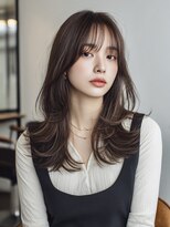ヴィッカエコル (vicca 'ekolu)&nbsp;くびれヘア/ミディアムレイヤー/レイヤーカットバタフライカット