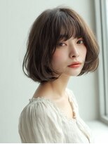 ダル 渋谷/表参道(DAL.)&nbsp;切りっぱなしボブタッセルボブ顔まわりレイヤーボブミニボブ