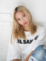 アーダーヘアーサロン 鯖江店(ADER HAIR SALON)&nbsp;カジュアル◎ハイトーン切りっぱなしスタイル