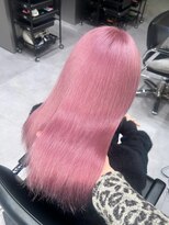 カルマ(KARMA)&nbsp;ペールピンクハイトーンケアブリーチダブルカラー髪質改善カラー