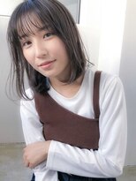 アコロン 武蔵小杉(acoron.)&nbsp;森　フォギーベージュ×耳かけ×毛先パーマ×イメチェン×小顔