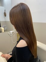 シュヴーブリヤン(cheveux brillants)&nbsp;【美髪縮毛矯正で再現性100%艶髪】自然なストレートロングヘア