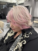 ロテサカエ(Lote.Sakae)&nbsp;着物ヘア/大人ガーリー/デザインカラー/似合わせカット/名古屋