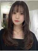 ブリーチハイライト髪質改善ダブルカラーレイヤーカット