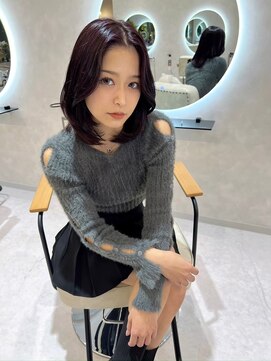 エヌ 大阪梅田茶屋町(enu) 【大阪梅田】透明感グレージュ×韓国風くびれ巻き