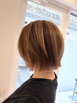 アズールサン 草加西口店(azule-sun)&nbsp;ハイライトカラー,ミルクティーベージュ,ショートボブ【草加】