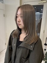 シア 北千住店(SHEER)&nbsp;ミルクティーグレージュ/レイヤーカット/SHEER北千住店