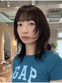 顔まわりが可愛い♪レイヤーウルフ/春日井/ウルフカット