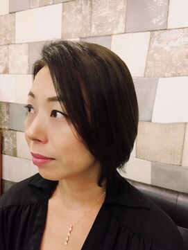 ヘアーメイクボヌール(hair make Bonheur) ノンブローで自然な艶