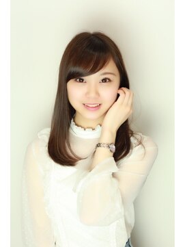 シェード(shade) 【shade 笠原】触りたくなるピュアストレートスタイル