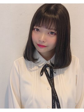 ザブックハンドサロン(The book hand salon) マロングレージュ×ミディアム