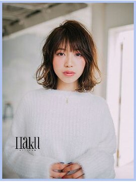 ヘア メイク ハク 横浜(hair make Haku) 外ハネミディーボブ