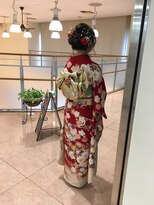 凜&nbsp;振り袖着付け、ヘアセット