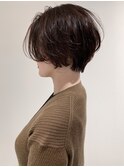 【large】フェザーバング/前下がりショートボブ by鈴木