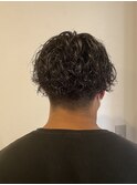 【ハードな無造作パーマ】