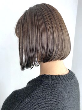 アイティーバイアルバム 八王子店(IT by ALBUM) グレージュボブ_イヤリングカラーラベンダーカラー_ba320541