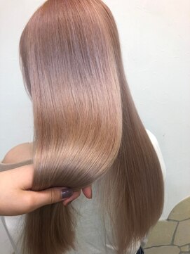 ナナナ パレナ 宝塚店(nanana parena) 光に透けるラベンダーブラウン♪髪質改善縮毛矯正ストレート