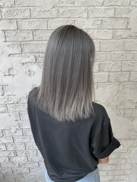 プライズ 池袋店(prize) 髪質改善20代30代ミディヘアマロンベージュケアブリーチ池袋1111