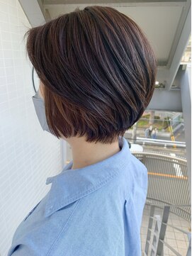 オーシャン(Ocean) [OCEAN Hair&Life藤原純] 丸みショート×シークレットカラー☆