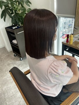 テラスヘア センダイ(TERRACE hair SENDAI) 艶髪ショート【髪質改善縮毛矯正】