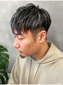 メンズカットツーブロックショート