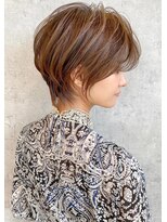 ショートボブ髪型30代40代50代前髪あり前髪なし面長丸顔【倉田】