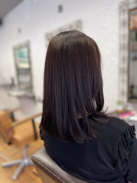 ラヴィアンローズ(La vie en rose) 韓国ミディアムヘアー