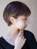 カライング(ing)&nbsp;大人ショートボブ丸みショートカットマッシュショート前髪あり