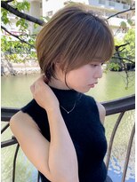 ティアラ 桜木町(TIARA)&nbsp;大人可愛いひし形ショート２０代３０代ショートボブ髪質改善