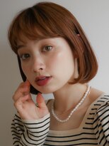 ファロ 二子玉川(falo)&nbsp;オレンジブラウン☆フレンチボブ