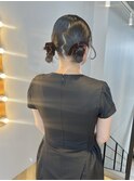 大人気!ドレスヘアツイン二次会モテ髪大人美人
