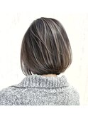 脱白髪染めハイライト