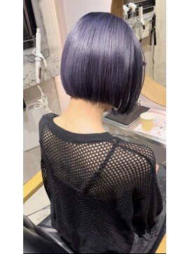 チル(CHILL) 【Meg～chill松山～】ボブ×ラベンダー