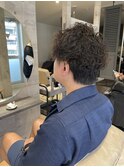 スペインカール×メンズショート