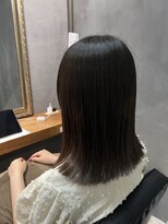 スイート ヘアデザイン(Suite HAIR DESIGN)&nbsp;ミディアム×髪質改善ストレート【Ryoka 髪質改善】