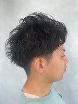 アコ(Aco)&nbsp;メンズパーマ/アップバング/ツーブロック/メンズショート