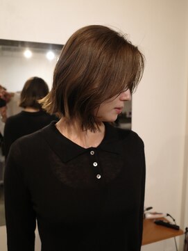 ヨー(Yoh-) 【外ハネボブ/阿部達哉】ベージュカラー/大人ボブ/ブラウン