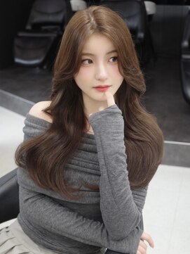 ベレーザシェルト(Beleza scelto) 10381秋色オリーブグレージュ髪質改善透明感カラーワンホンヘア