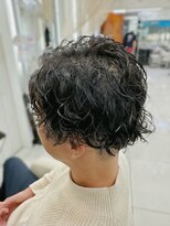 クオリス 赤塚店(QUALIS) 王道メンズショート☆無造作スパイラルパーマセンターパート