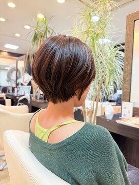 ヴォーチェ フォーヘアー(VOCE for hair) 髪質改善ショートボブナチュラルブラウンカラー艶カラー