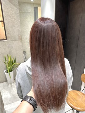 フェリア 渋谷(Feria) 【Feria渋谷】ピンクベージュセミロング♪“Sota Tawara”