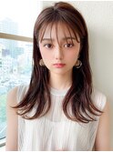 【NEW OPEN】小顔前髪あり後れ毛サイドバングメルティカラー