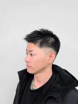 ヘアーソユーズ(HAIR SOYUZ) スパイキー無造作スキンフェードスタイル