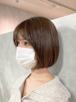 ラルム 新宿(LARME SHINJUKU)&nbsp;ミニウルフレイヤーカット顔周りカット前髪カットショート/新宿