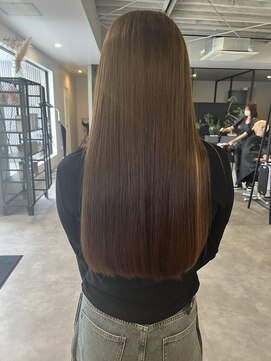 ナンバー(number+) 20代30代40代髪質改善カラーオリーブベージュ