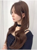 韓国ヘア/くびれヘア/顔周りカット/ヨシンモリ/顔周りカット