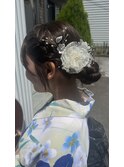 着付けとヘアセット